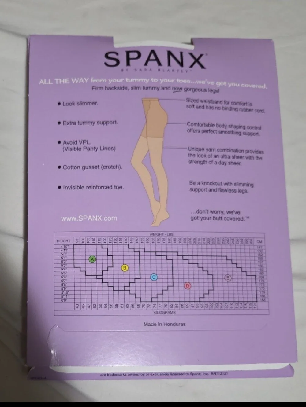 New Spanx women's size C (Large) nudes super control body shape hose #33